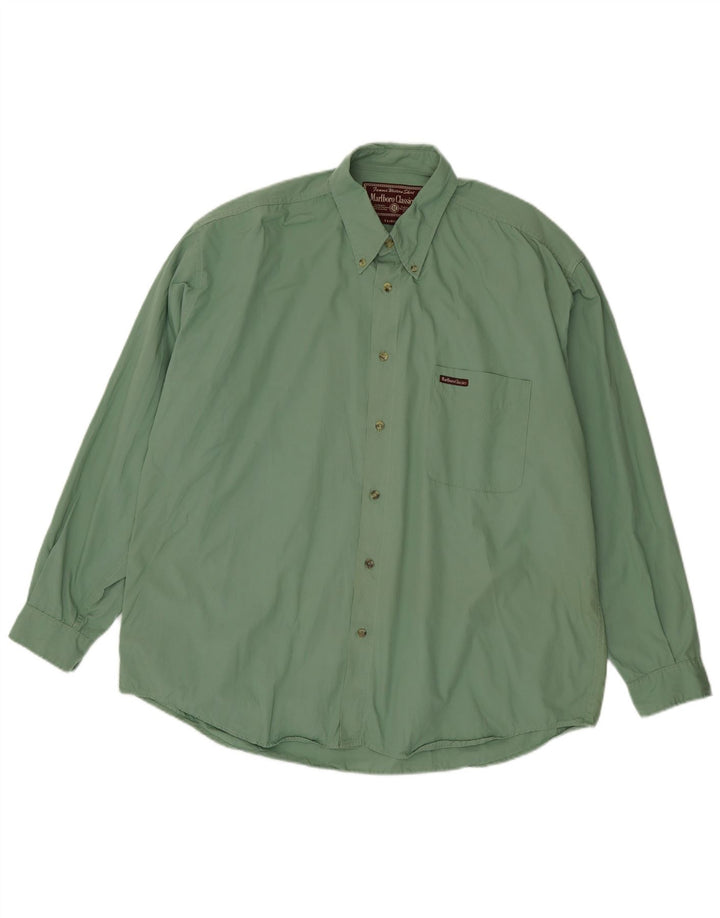 Marlboro Classics Chemise Homme XL Vert Coton