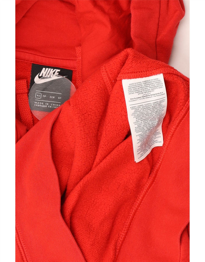 Nike Pull à capuche pour homme XS Rouge Coton