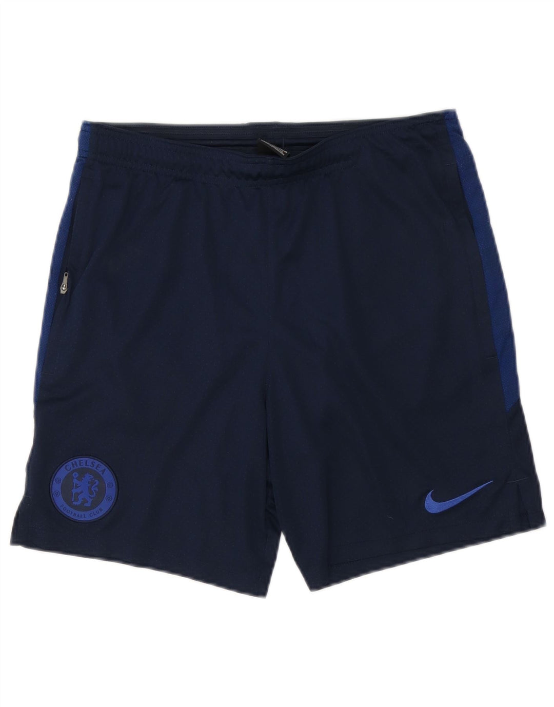 Nike Short de Sport Chelsea FC Homme Bleu Marine Moyen Polyester