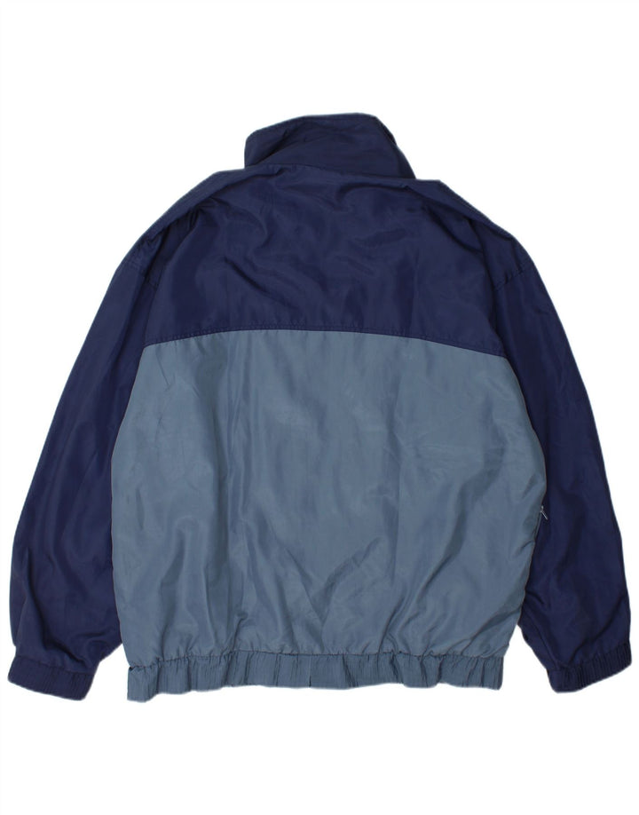 Active Veste de survêtement pour homme XL Bleu marine Colorblock Polyester