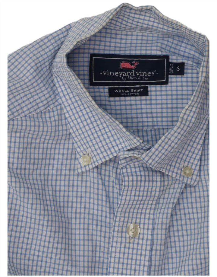 Vineyard Vines Chemise Homme Petit Carreau Bleu Coton