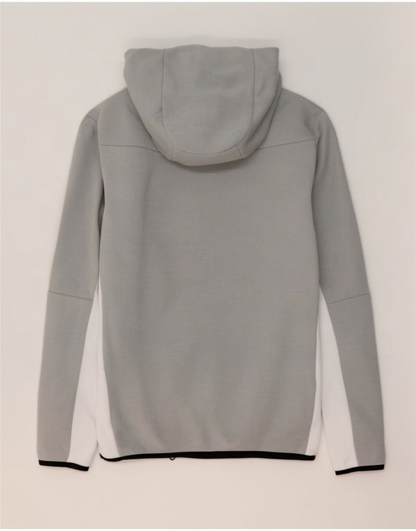Nike Sweat à capuche zippé pour homme XS en coton color block Gris