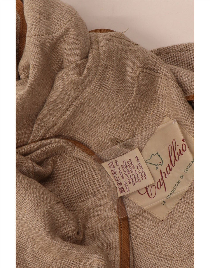 Capalbio Veste Utility IT 52 XL Beige Lin Homme