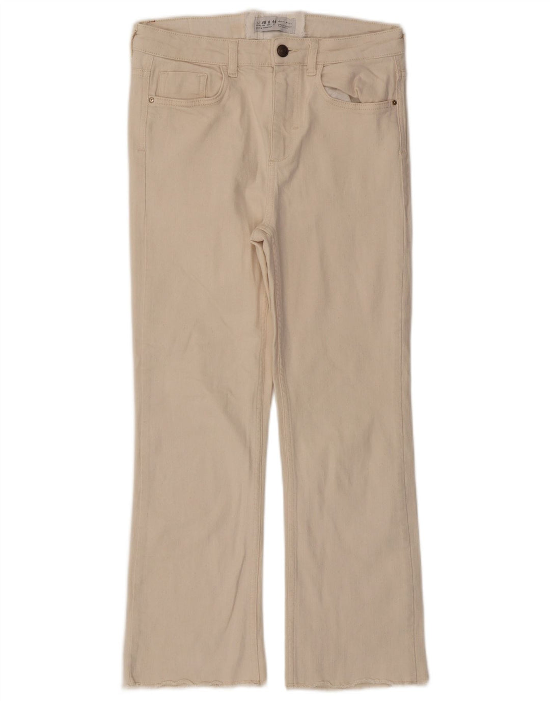 Zara Jean court pour femme EU 40 Medium W28 L25 Beige