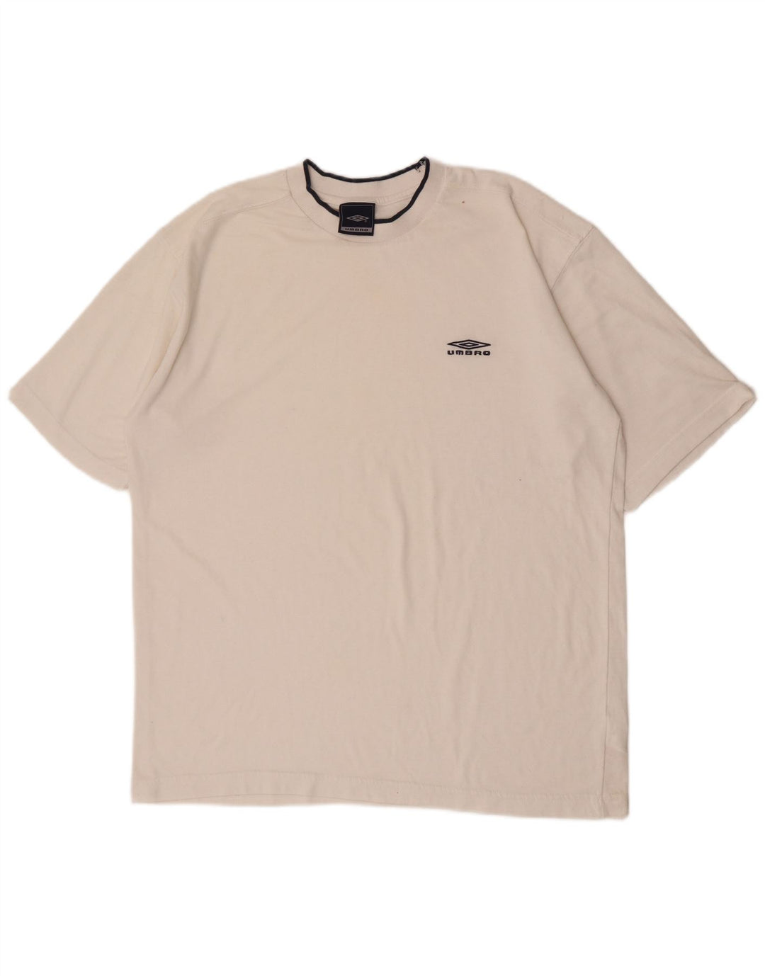 Umbro T-Shirt Graphique Homme Large Blanc Cassé Polyester