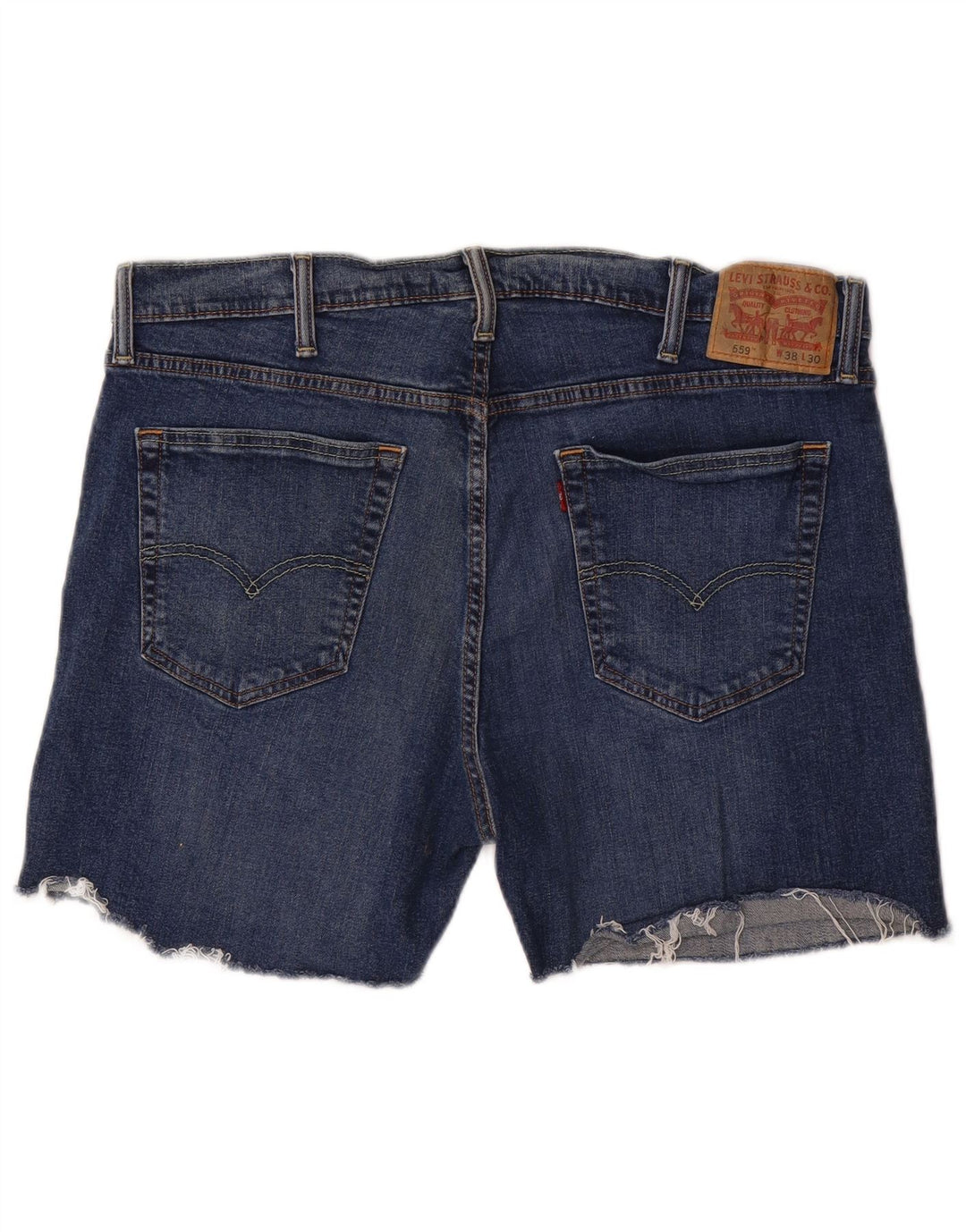 LEVI'S Short en Jean 559 Homme W38 XL Bleu Coton