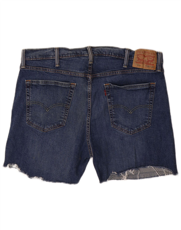 LEVI'S Short en Jean 559 Homme W38 XL Bleu Coton