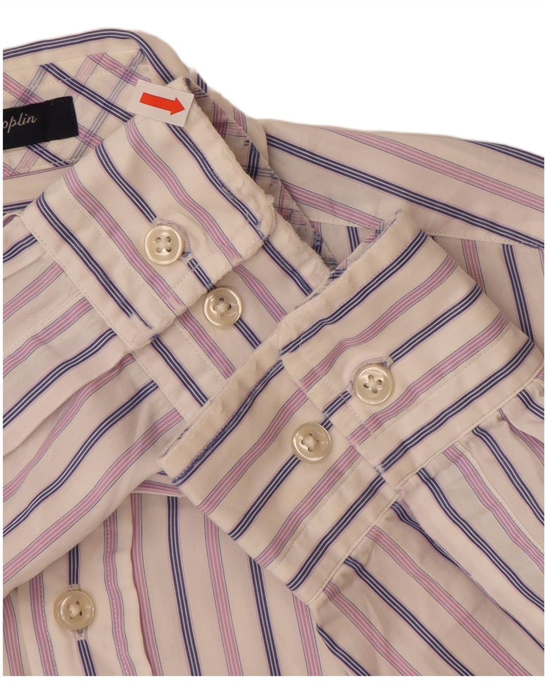 GANT Chemise Regular Fit Petit Coton Rayé Blanc