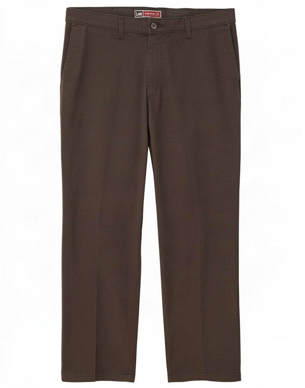 Lee Pantalon Chino Droit Coupe Confort Homme W36 L30 Gris Coton