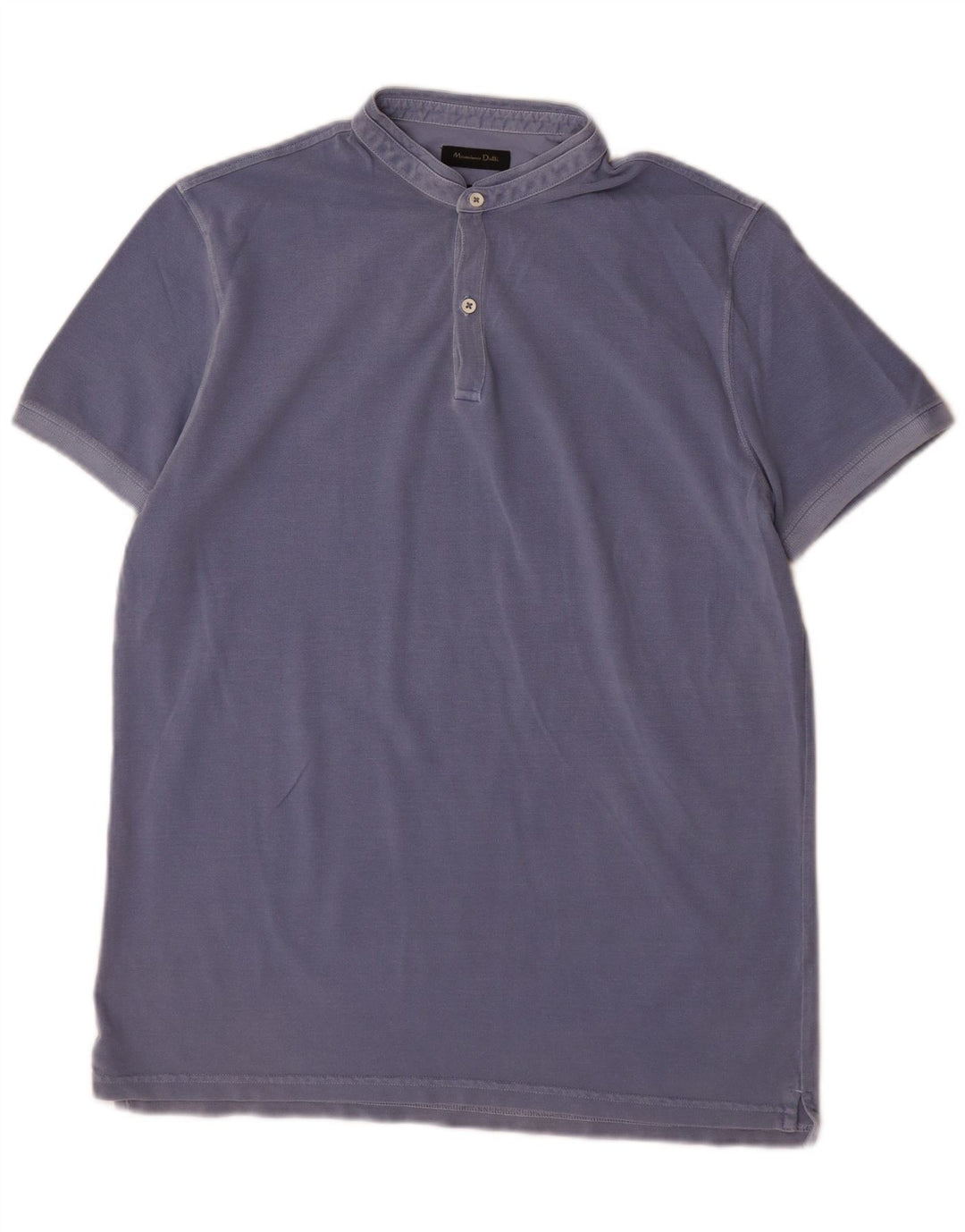 Massimo Dutti Polo coupe décontractée pour homme, grand bleu