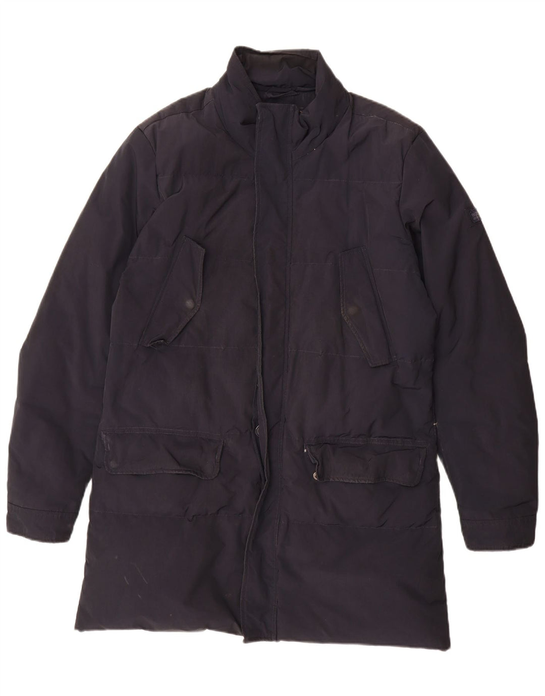 Woolrich Manteau rembourré pour homme UK 38 Bleu marine moyen