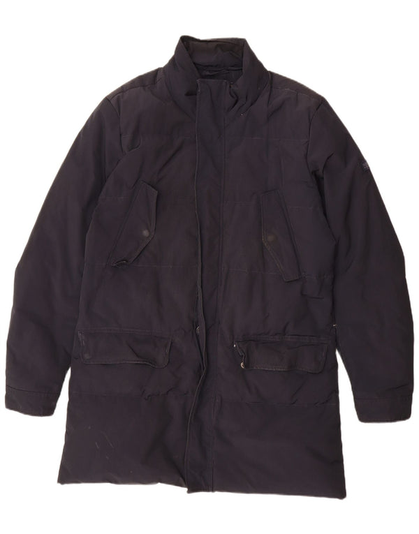 Woolrich Manteau rembourré pour homme UK 38 Bleu marine moyen