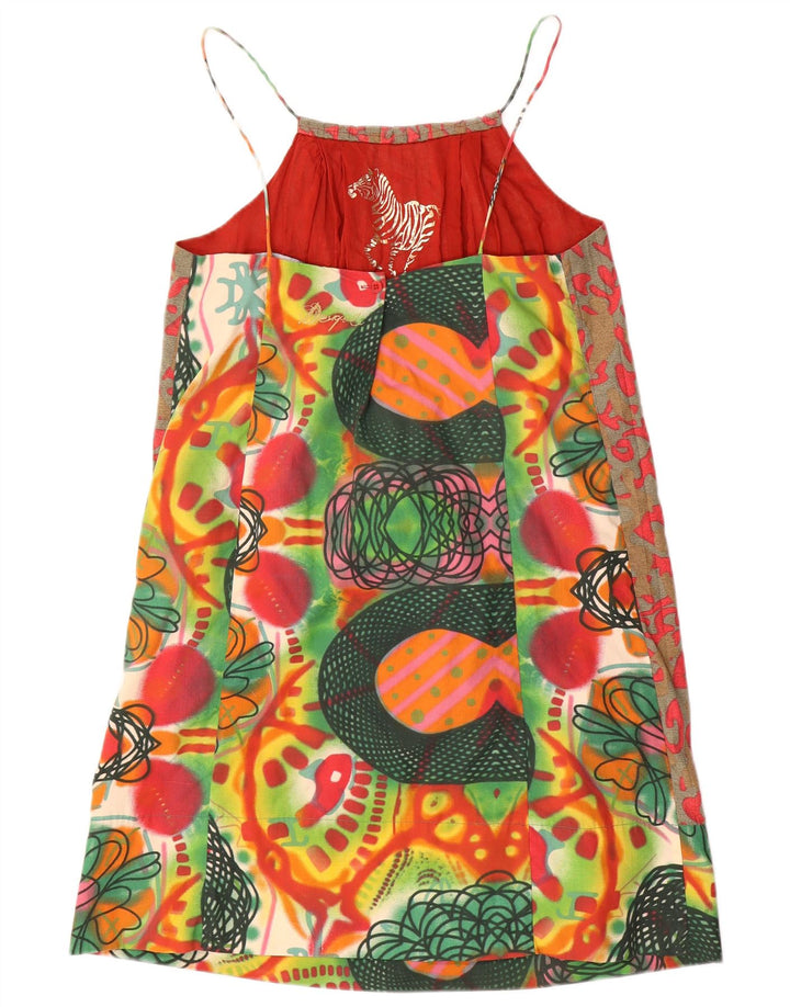 Desigual Robe d'été à motif abstrait pour femme EU 42 Large Multicolore
