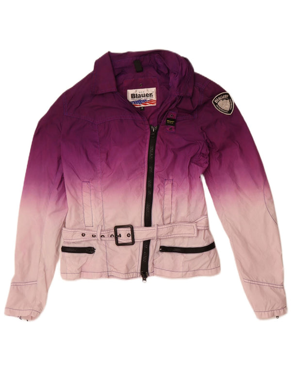 Blauer Veste utilitaire pour femme UK 12 Violet moyen Colourblock Polyamide
