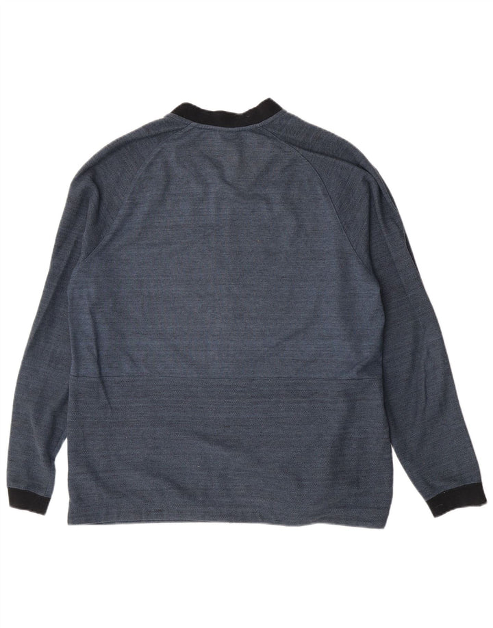 Nike Veste de survêtement pour homme XL en coton moucheté bleu