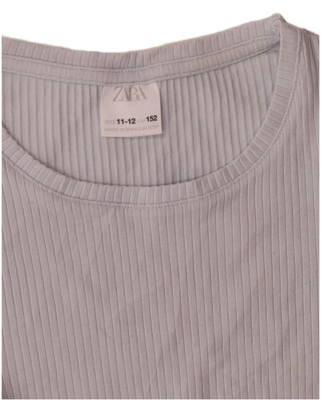 Zara T-Shirt Fille 11-12 Ans Bleu