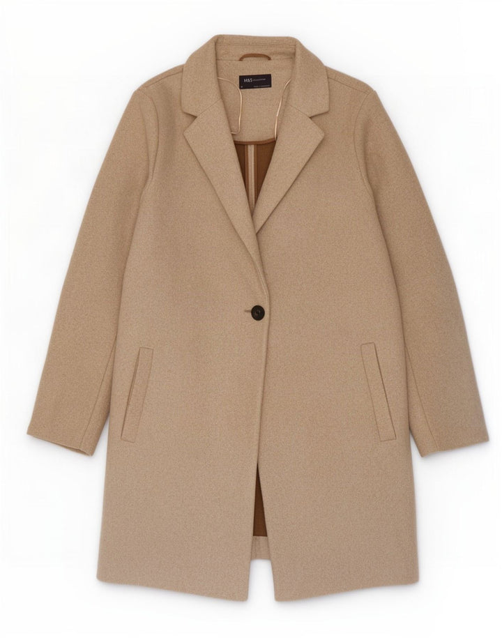 Marks & Spencer Manteau Femme UK 18 XL Coton Beige