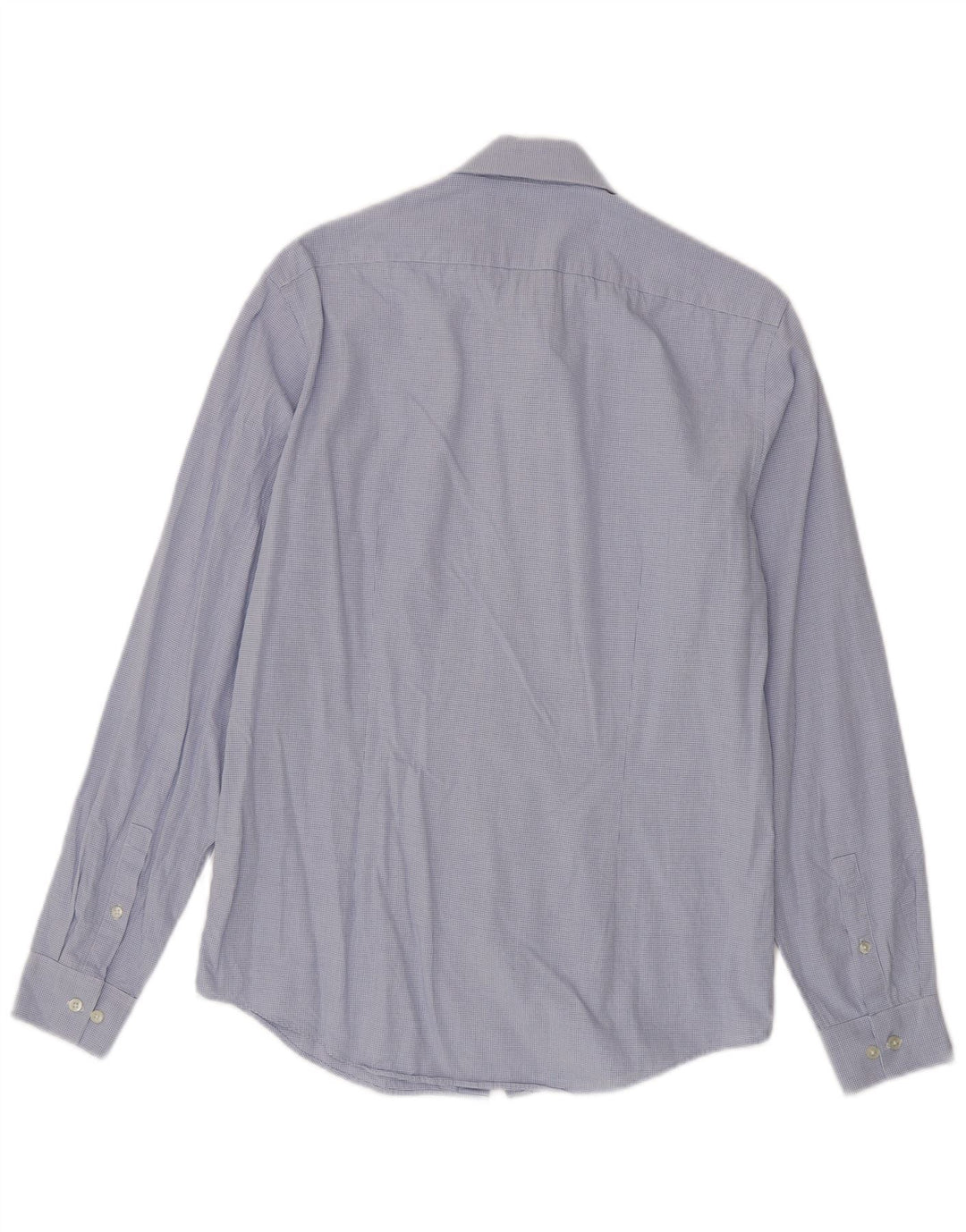 Calvin Klein Chemise ajustée pour homme Taille 38 15 Coton vichy bleu moyen