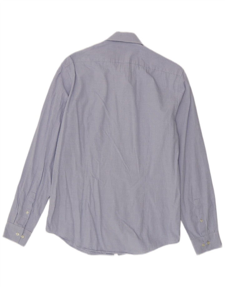 Calvin Klein Chemise ajustée pour homme Taille 38 15 Coton vichy bleu moyen