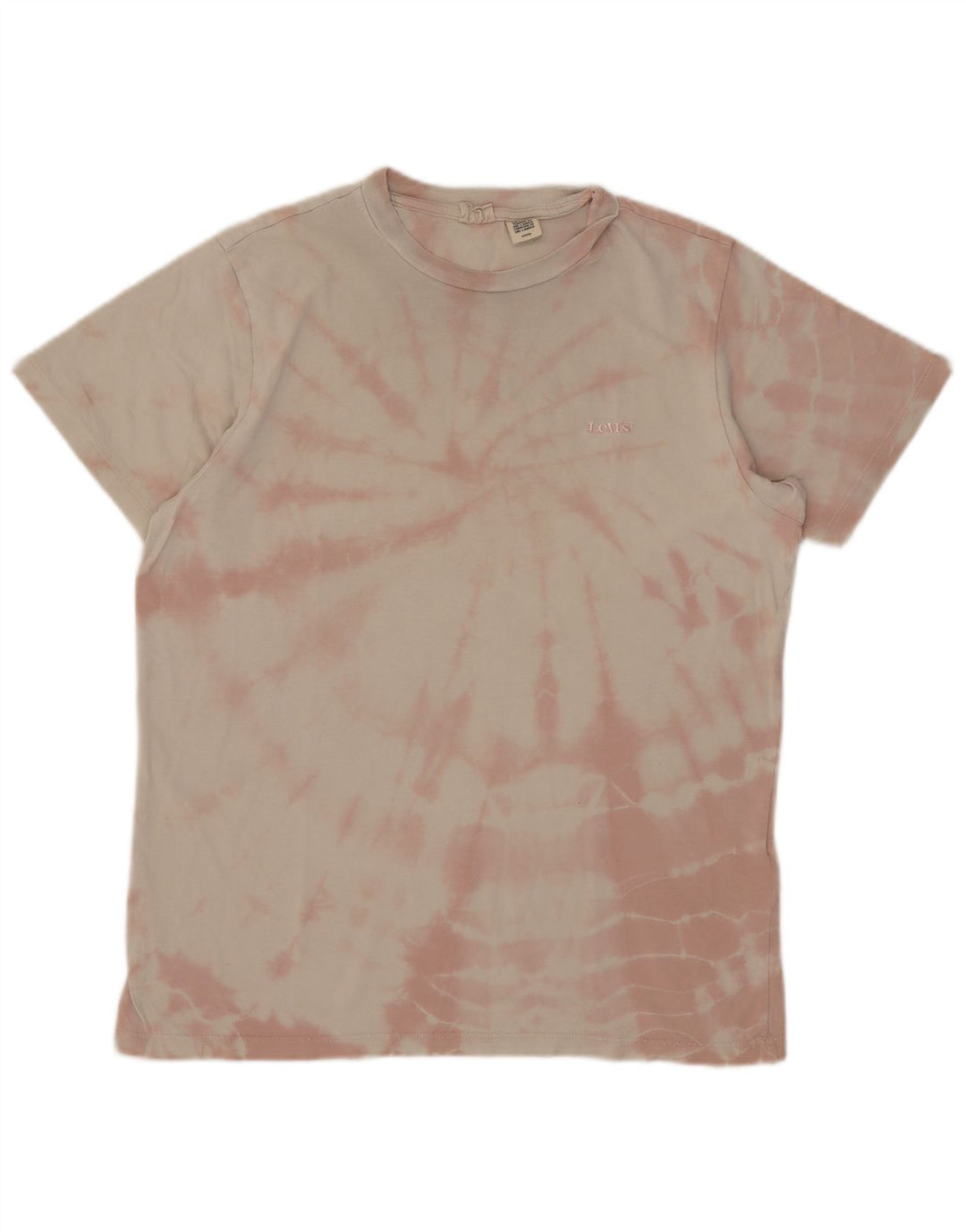Levi's T-Shirt Top Homme Petit Rose Tie Dye Coton