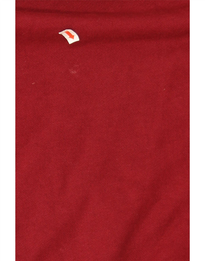 Nike Sweat-shirt graphique pour homme en coton bordeaux Taille S