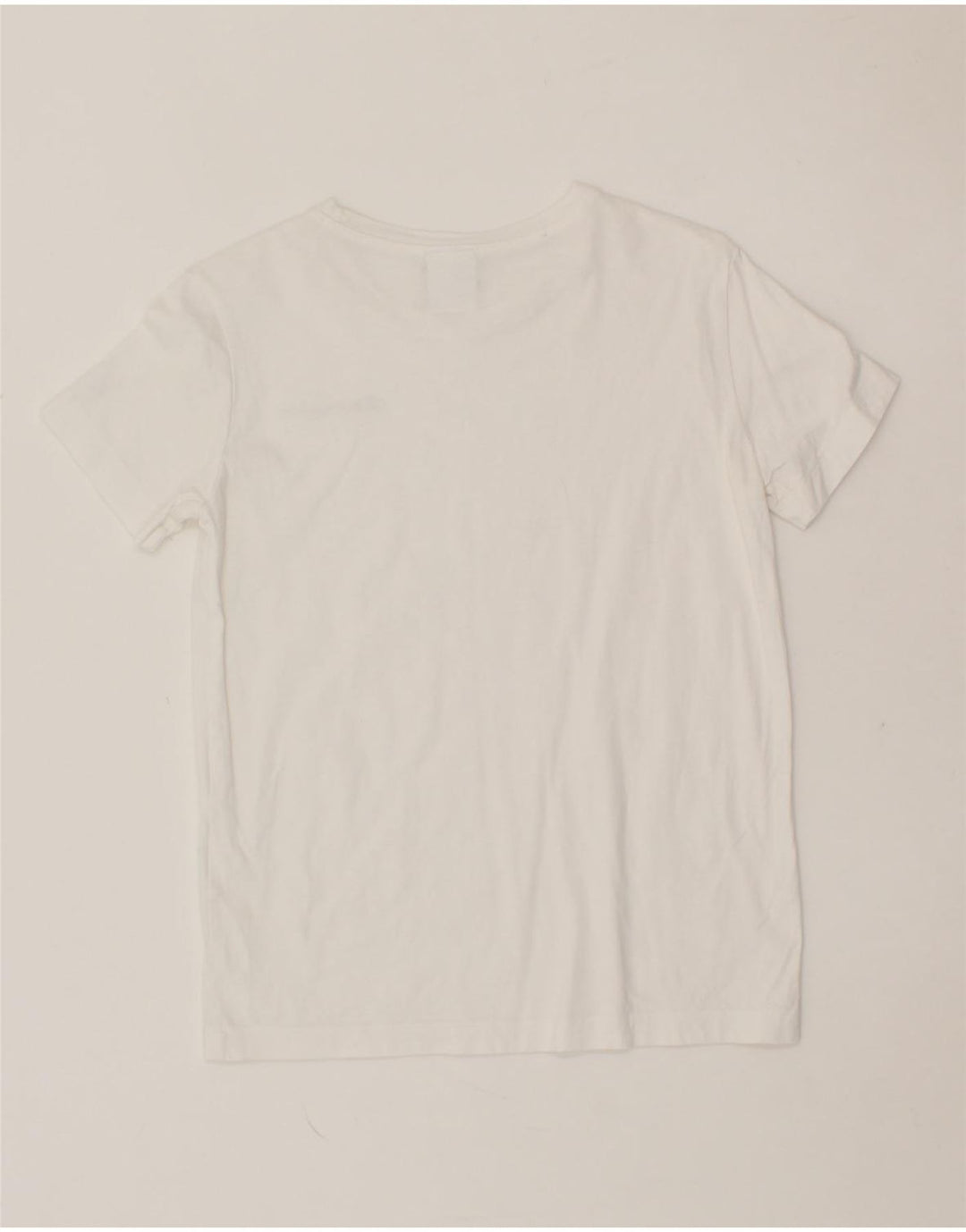 CHAMPION Womens T-Shirt Top UK 10 Small White Vintage Champion and Second-Hand Champion from Messina Hembry 