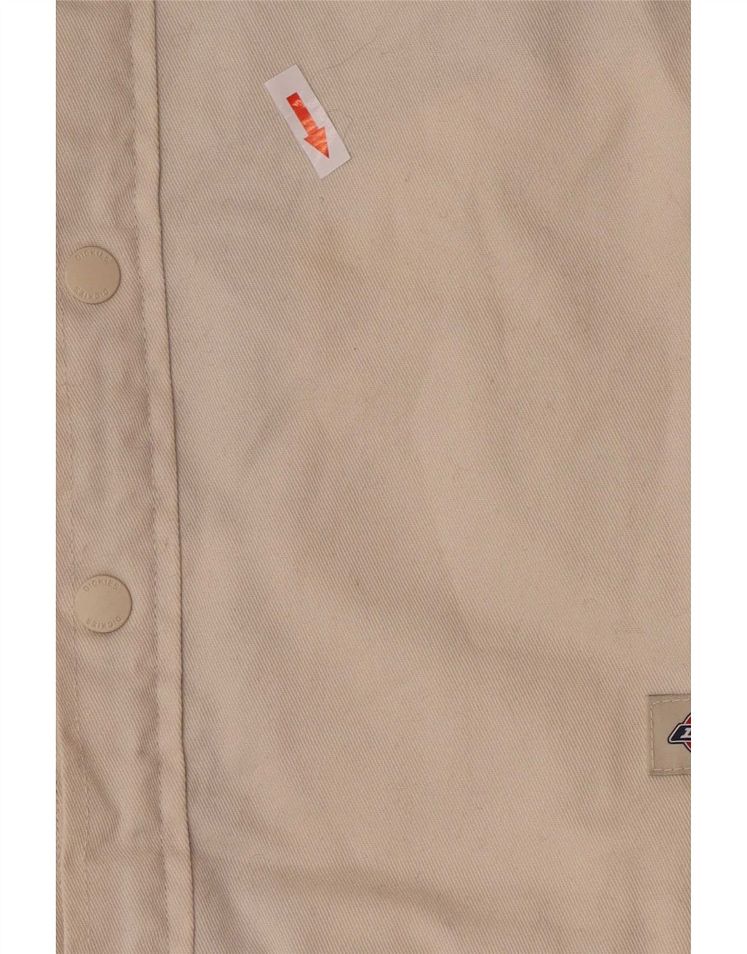 Dickies Veste Sherpa en jean pour homme UK 36 Petit Beige Polyester