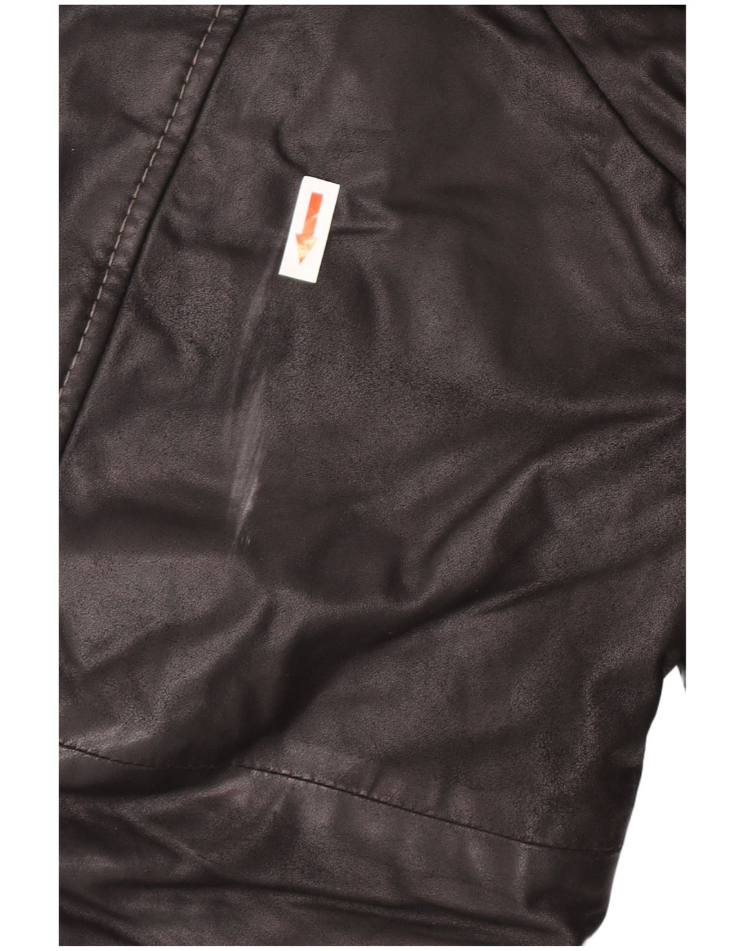 Manteau en cuir homme vintage IT 58 4XL Cuir noir