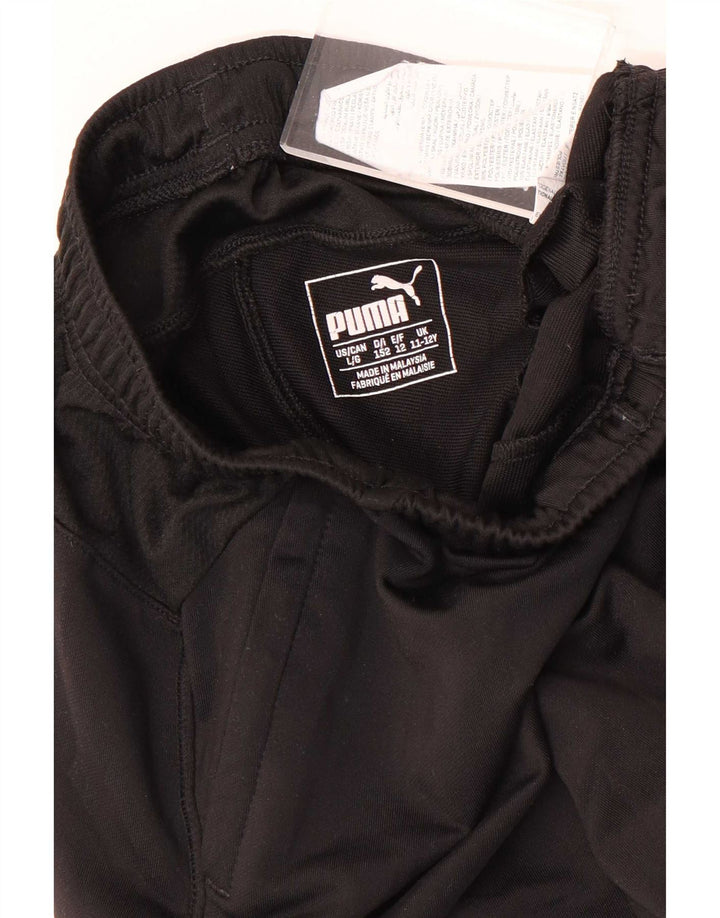 Puma Pantalon de survêtement garçon 11-12 ans Large Noir Polyester