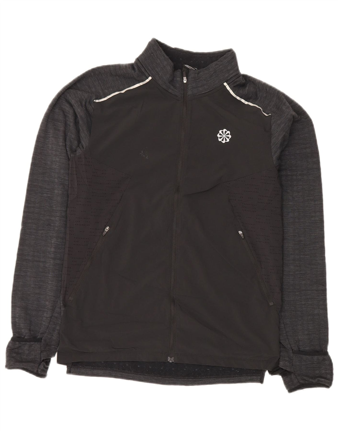 Nike Veste de survêtement pour homme Petit polyester moucheté noir