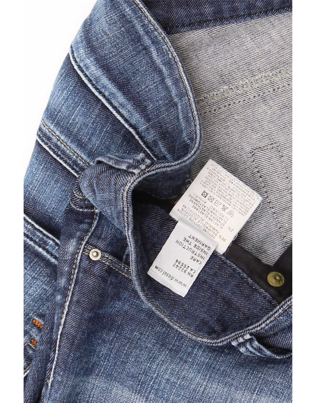 Jean évasé Femme Diesel W28 L32 Bleu Coton