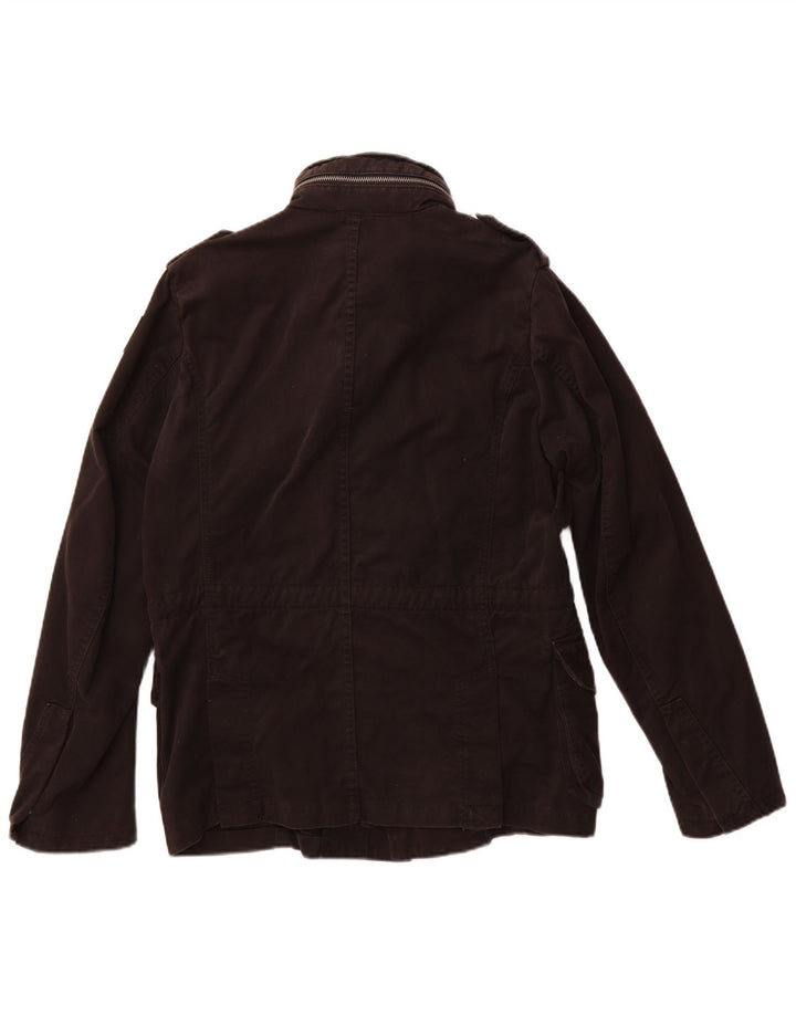 Diesel Veste militaire pour homme UK 40 Large Noir Coton