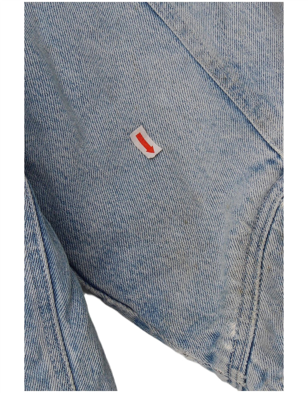 Uniforme Veste Sherpa en jean pour homme UK 42 XL Bleu