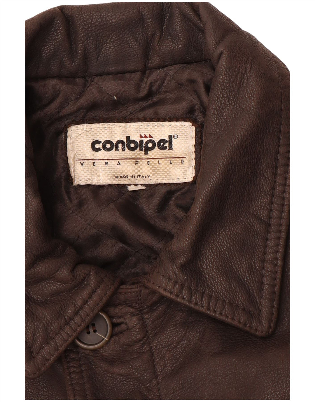 CONBIPEL Veste en cuir pour homme UK 42 XL Cuir marron
