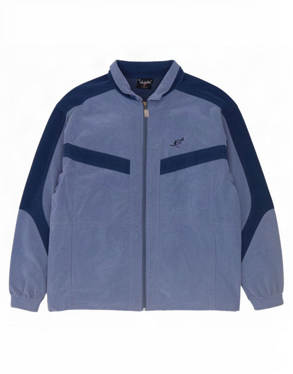 AUSTRALIAN L'ALPINA Veste de survêtement pour homme UK 46 XL Bleu Colorblock