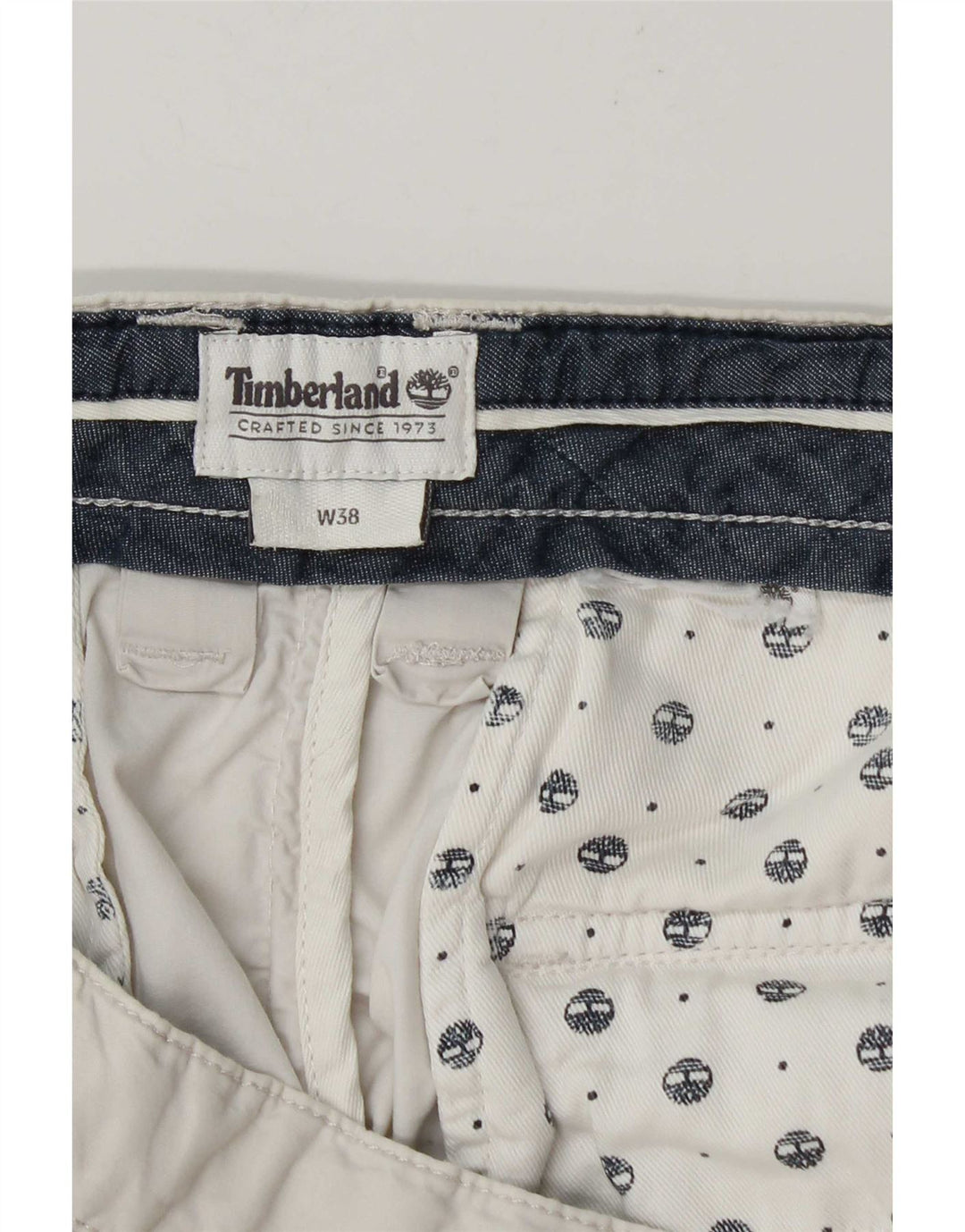 Timberland Short Chino Homme W38 XL Blanc