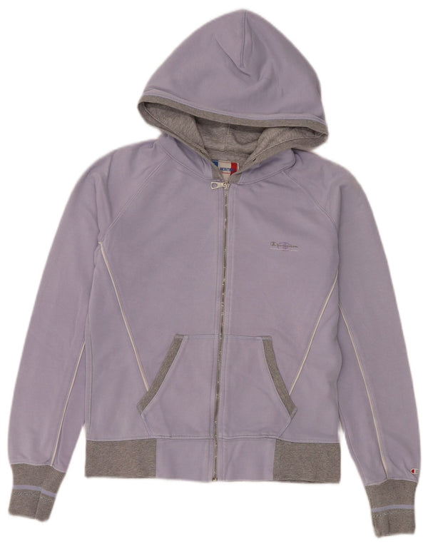 Champion Pull à capuche zippé Heritage Classics pour femme UK 10 Small Violet