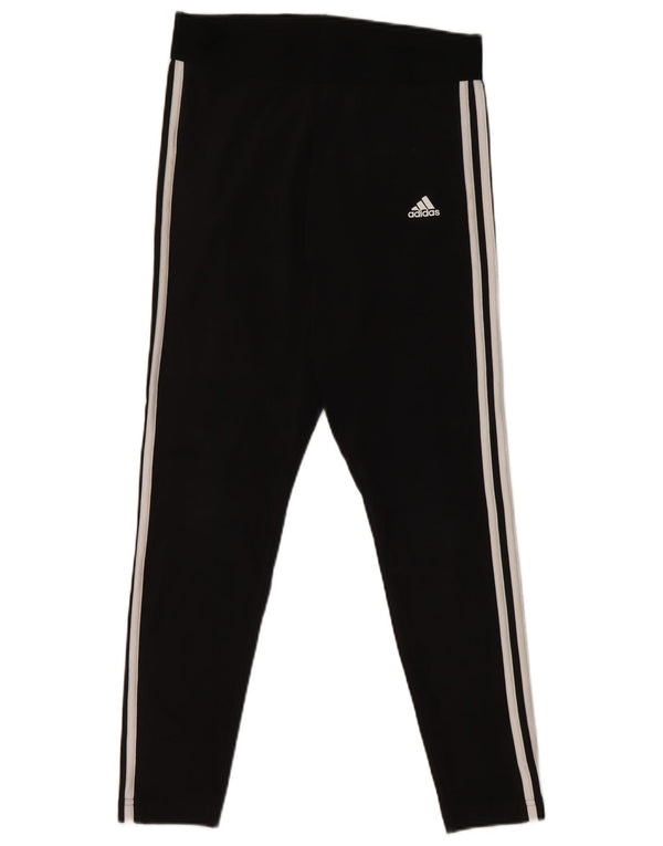 Adidas Leggings Femme UK 12/14 Coton Noir Moyen