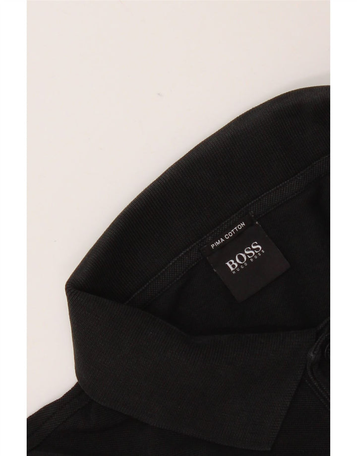 Hugo Boss Polo Homme Grand Noir Coton