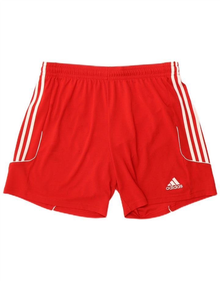 Adidas Short de sport Climalite pour homme XL Rouge Polyester