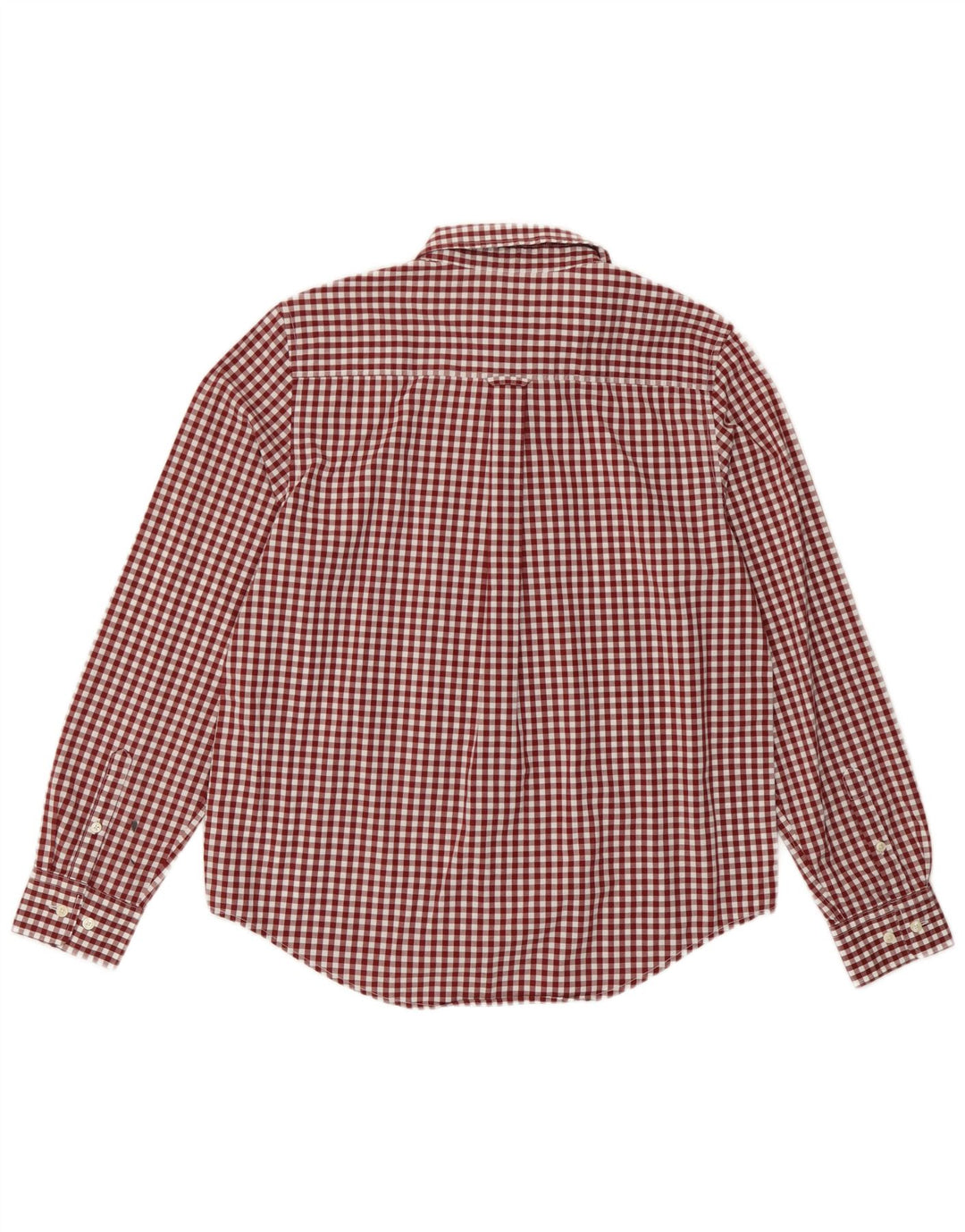 Gant Chemise Femme UK 10 Petit Coton Vichy Bordeaux