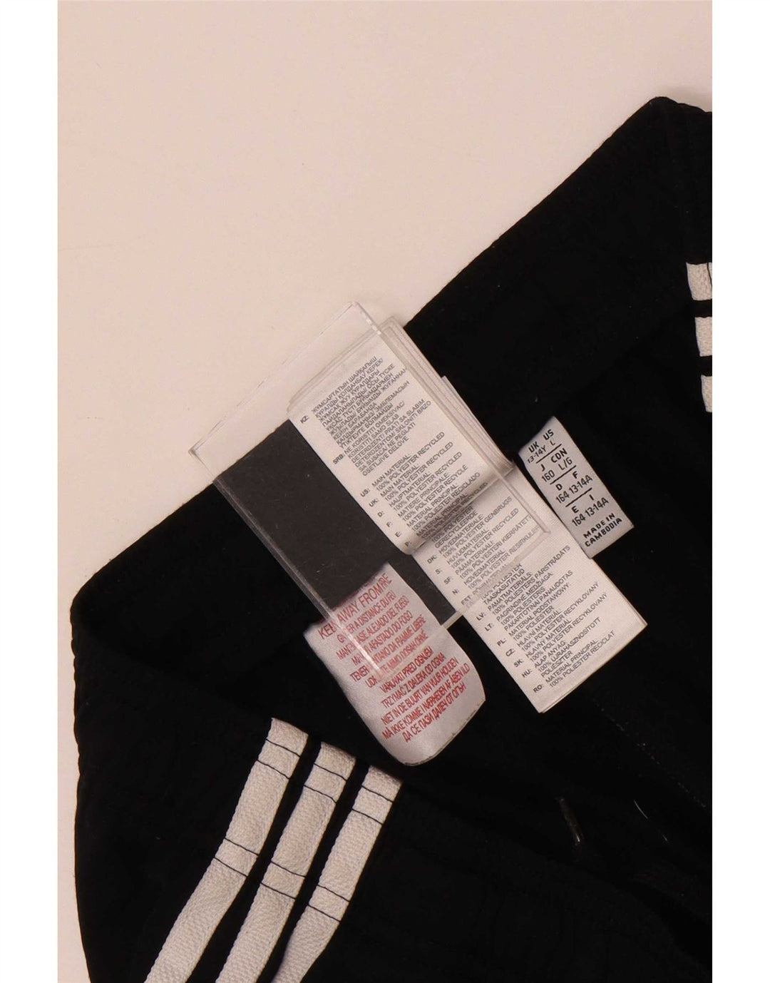 Adidas Short de sport garçon 13-14 ans Noir Polyester