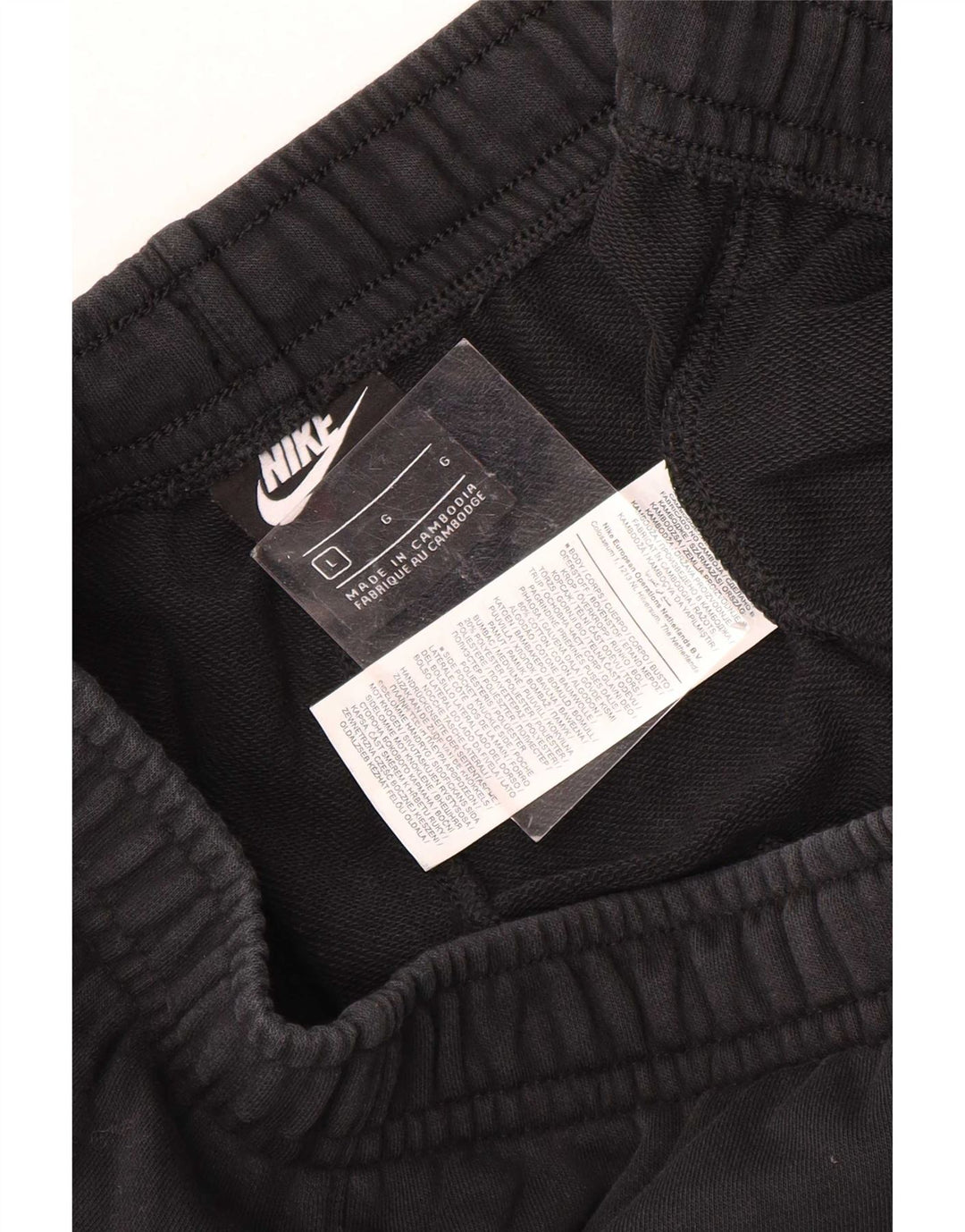 Nike Pantalon de survêtement pour homme en coton noir Taille L