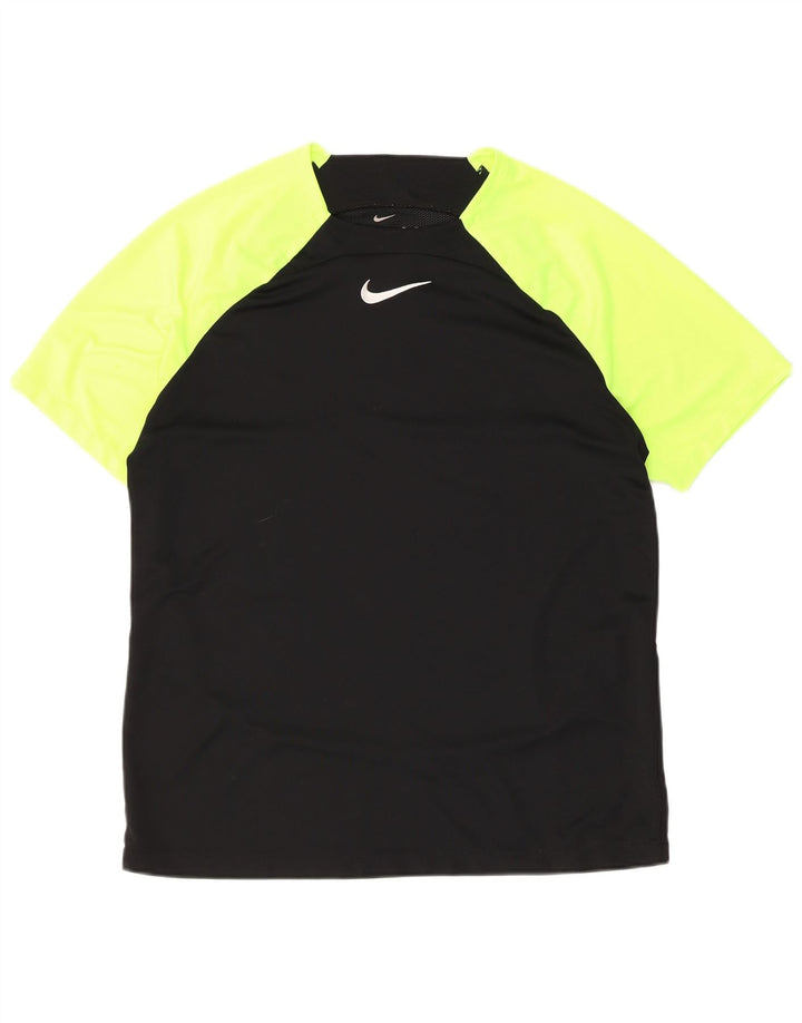 Nike Hommes Dri Fit T-Shirt Haut XL Noir Colorblock Polyester