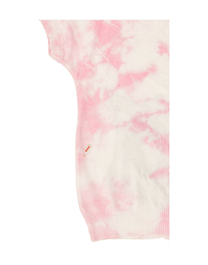ICEBERG Girls Short Sleeve Crew Neck Jumper Sweater 9-10 Years Pink | Vintage Iceberg | Thrift | Second-Hand Iceberg | Used Clothing | Messina Hembry 