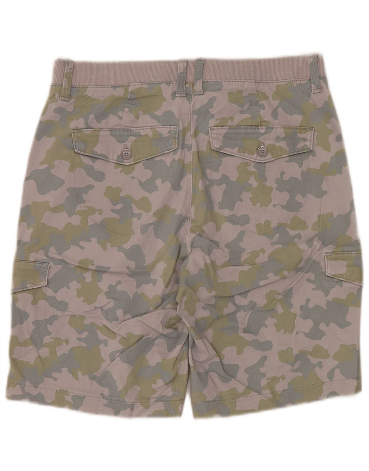 Lee Short cargo mi-hauteur pour femme US 6 Medium W30 Violet Camouflage Coton