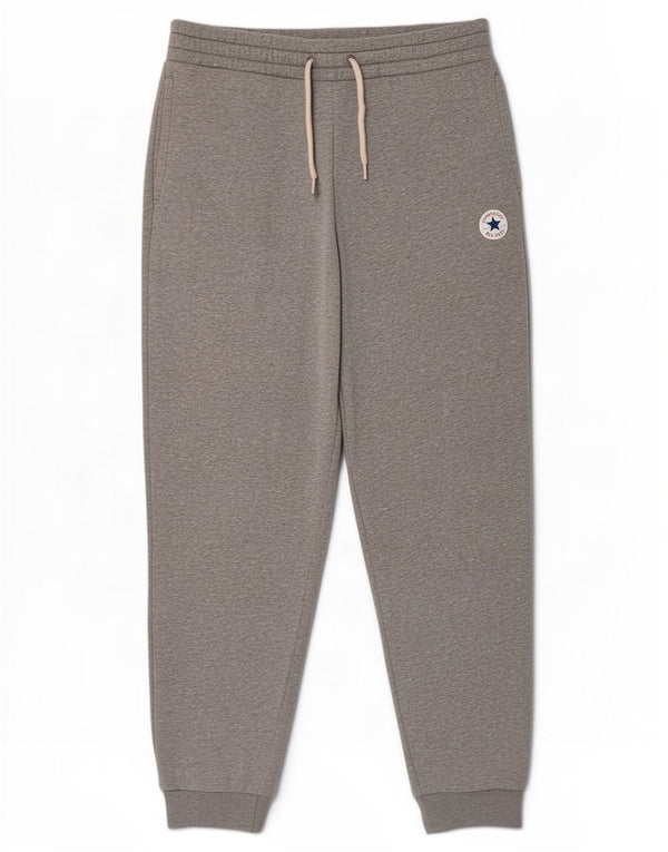 Converse Pantalon de survêtement pour homme en coton gris Small