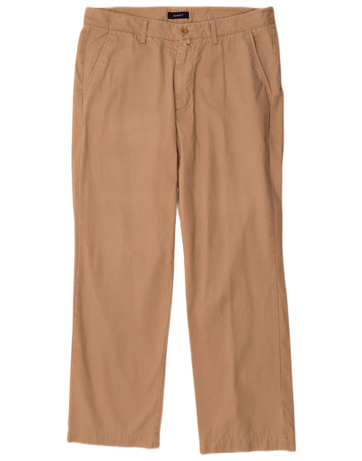 GANT Pantalon Chino Droit New Haven Regular Fit Homme W35 L30 Beige