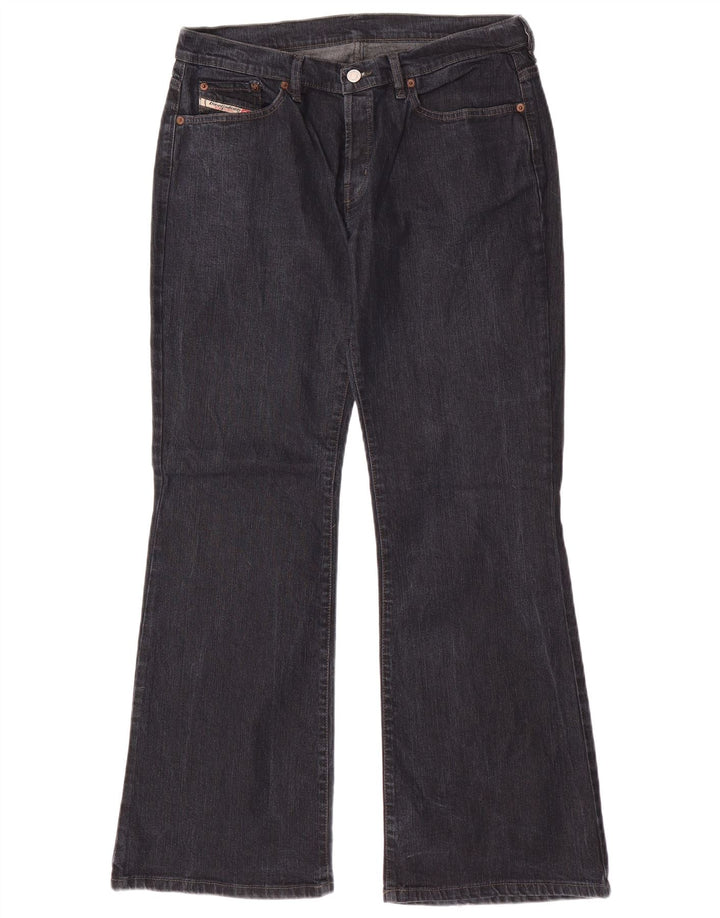 Jean évasé Femme Diesel W34 L32 Bleu Marine Coton