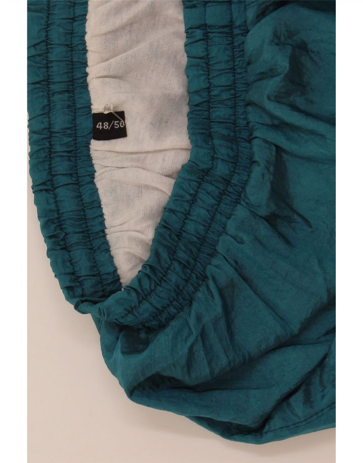 vintage Mens Loose Fit Full Survêtement IT 48/50 Bleu Moyen Colourblock